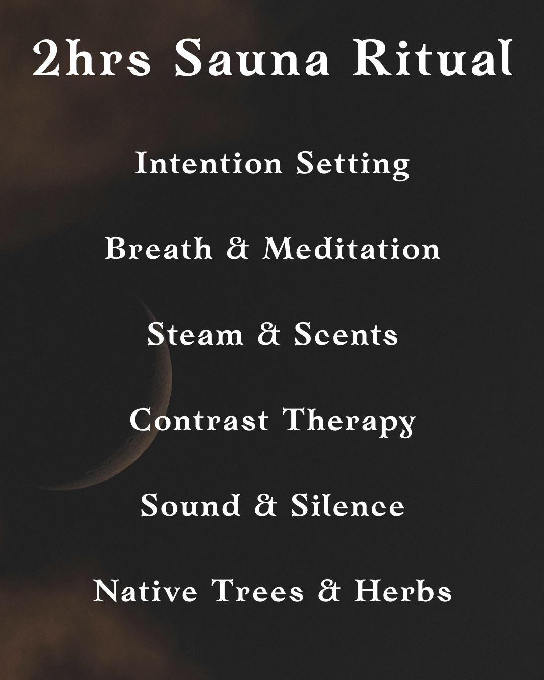 Lunar Sauna Ritual - Friday 20th February | 7:00–9:00pm