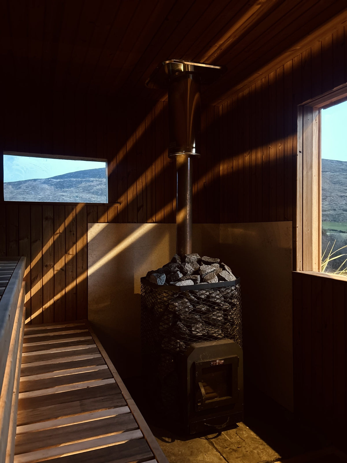 Revive Saunas interior and grounds